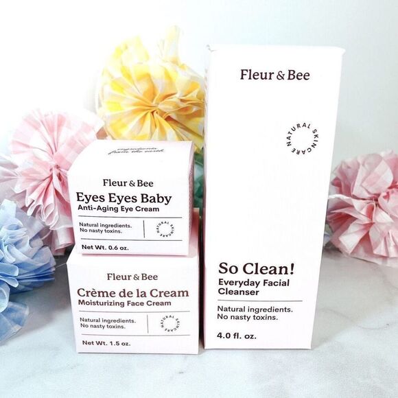 Fleur & Bee three step routine starter kit
